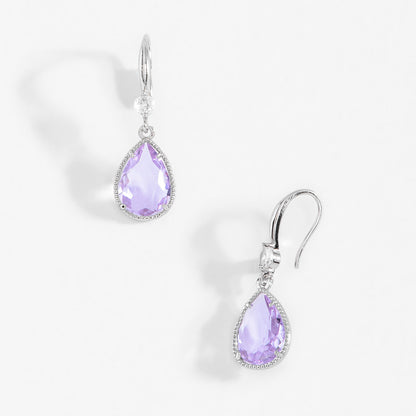 Aretes violeta