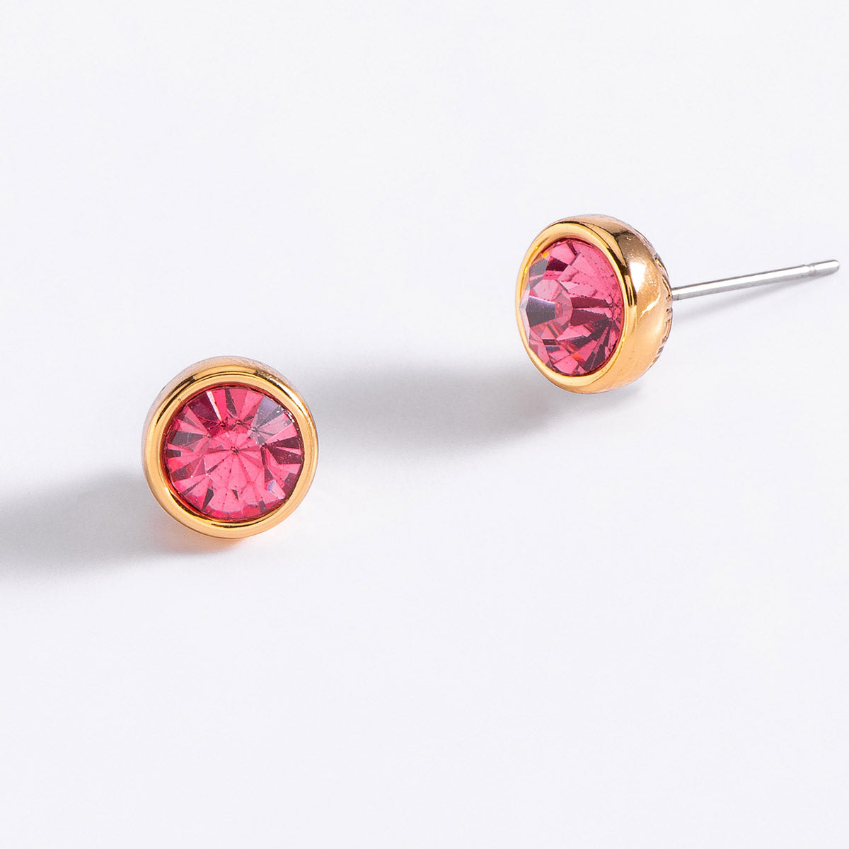 Aretes chicos rosa