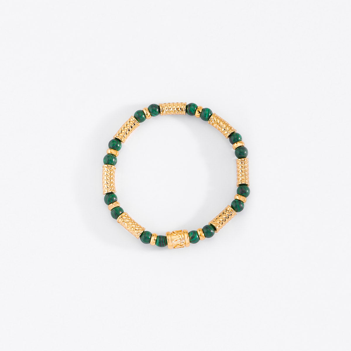 Pulsera cuencas en tono verde