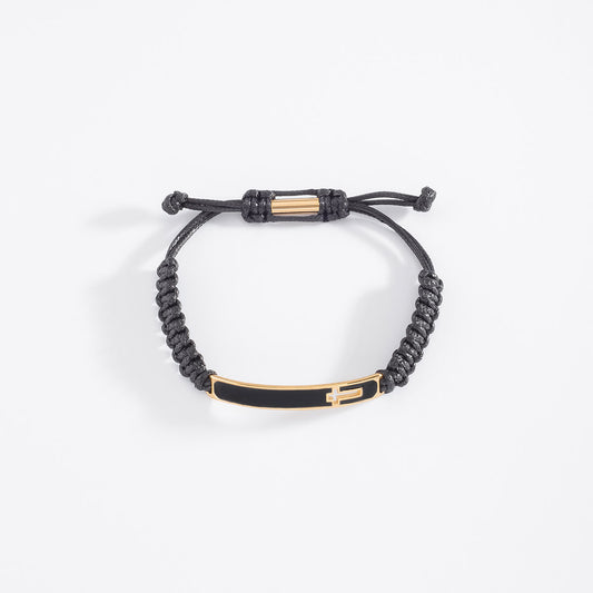 Pulsera ajustable tono negro