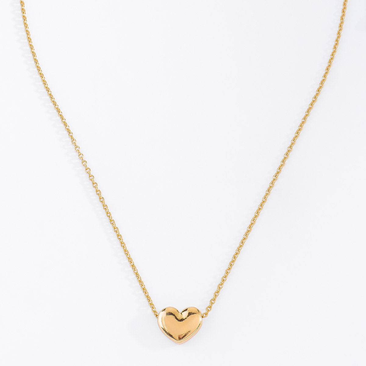 Collar corazón liso