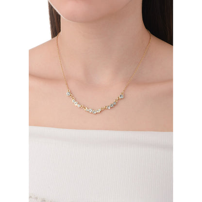 Collar con piedras tono cristal