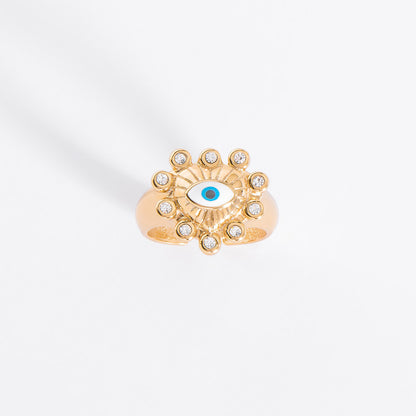 Anillo de ojo corazón