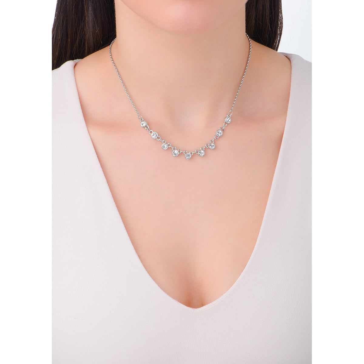 Collar cristal redondo