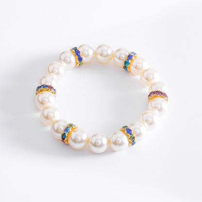 Pulsera perlas con piedras