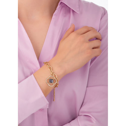 Pulsera trébol morado