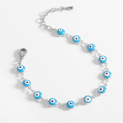 Pulsera ojo turco azul